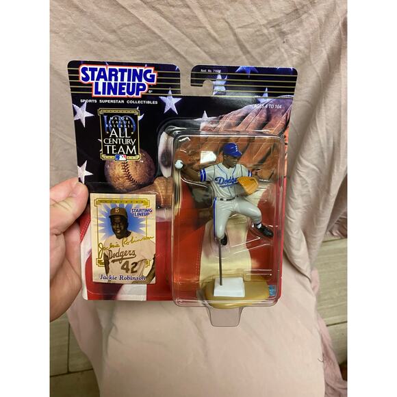 Hasbro Other - 2000 STARTING LINEUP ALL CENTURY TEAM JACKIE ROBINSON BROOKLYN DODGERS